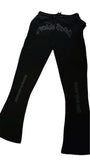 FRE$H2DEF BELIEVE IN YOURSELF NEVER GIVE UP STACK FLARE SWEATS