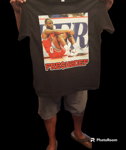 MJ pure domination in air Jordan 2s FRE$H2DEF TSHIRT