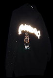 IAM FRE$H2DEF RHINESTONE REFLECTIVE HOODIE