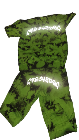 Bean green reflective sweatsuit