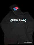 Full zipper GLOW IN DARK AND REFLECTIVE IAM FRE$H2DEF HOODIE