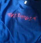 ROYAL and BLUE AND RED FRE$H2DEF CREW NECK