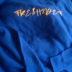 Royal blue and gold FRE$H2DEF crew neck