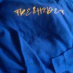 Royal blue and gold FRE$H2DEF crew neck