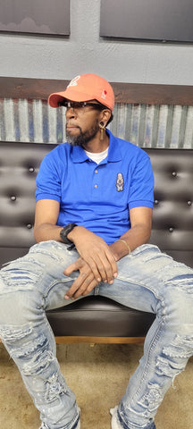 Nipsey blue FRE$H2DEF POLO