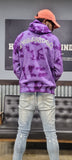 Halloween purple tie dye FRE$H2DEF HOODIE