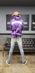 Halloween purple tie dye FRE$H2DEF HOODIE